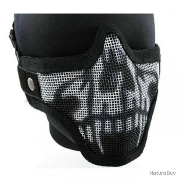 MASQUE SHADOW GRILLAGE SKULLS -TETE DE MORT