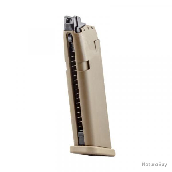 CHARGEUR POUR PISTOLET GLOCK 19X Coyote - 6 mm BB - Gaz