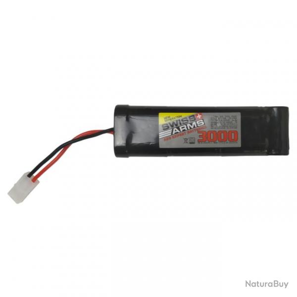 BATTERIE SWISS ARMS HAUTE PERF NIMH 8.4V / 3000MAH 1 ELEMENT Tamiya