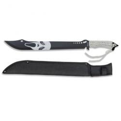 MACHETTE COUPE COUPE SKULL TETE DE MORT LAME 35CM