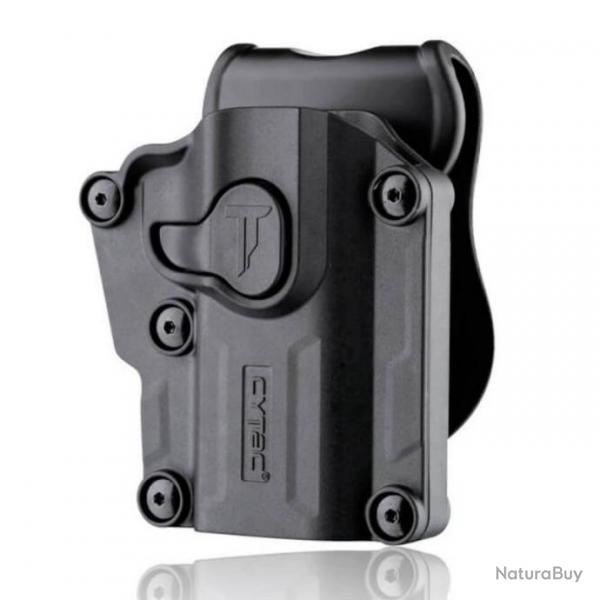 HOLSTER RIGIDE UNIVERSEL NOIR DROITIER