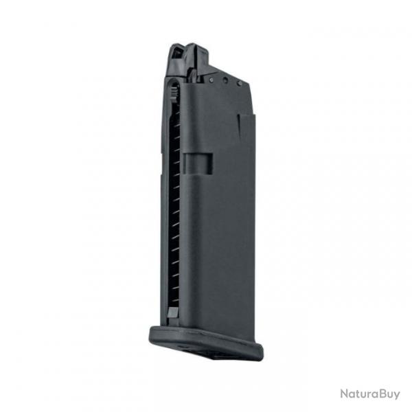 CHARGEUR POUR PISTOLET GLOCK 19 Noir - 6 mm BB - Gaz