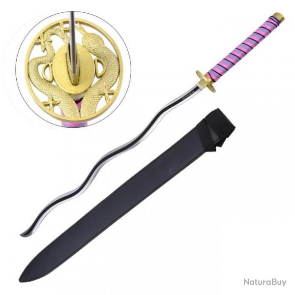 KATANA DECO LAME ACIER MOTIF DEMON SLAYER ZS680