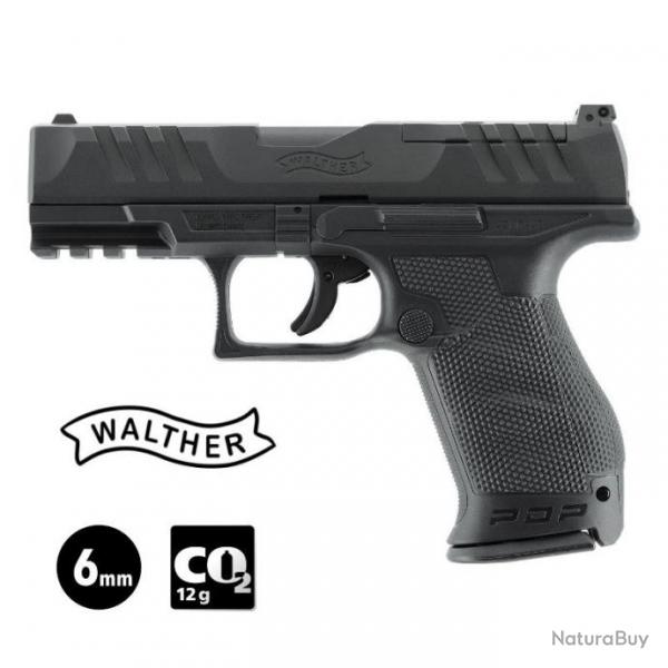 PISTOLET WALTHER PDP COMPACT 4" Black - 6 mm BB CO2