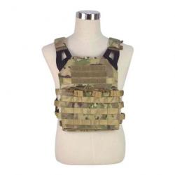 GILET TACTIQUE AIRSOFT PORTE-PLAQUES SWISS ARMS Camo