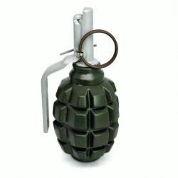 GRENADE A MAIN PIRO-F1-M AIRSOFT CRAIE BLANCHE