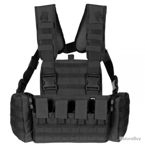 GILET TACTIQUE AIRSOFT MISSION Noir