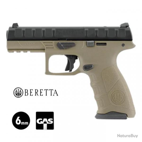 PISTOLET BERETTA APX RDO FDE Tan - Blowback - 6mm BB - Gaz