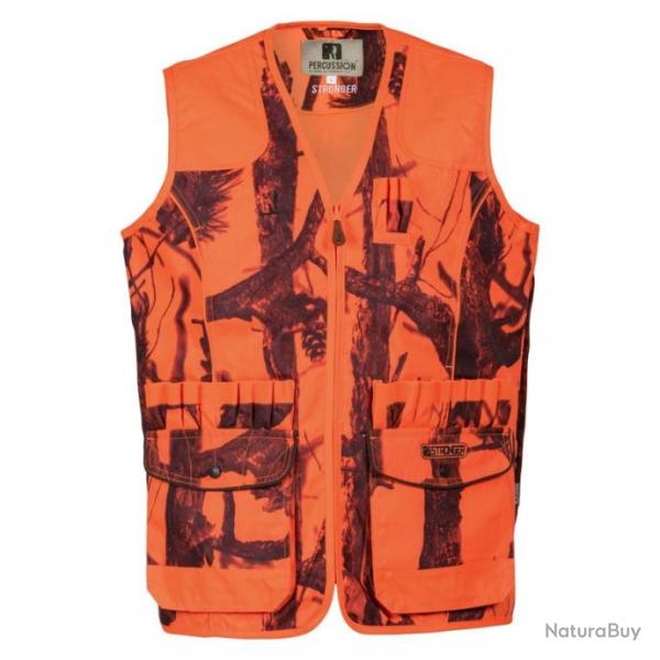 Gilet Chasse Stronger... - Percussion 4XL Ghost camo Blaze&Black