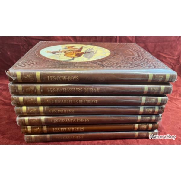 Rare lot de 7 Time Life  srie far west indiens cowboys grands chefs claireurs....