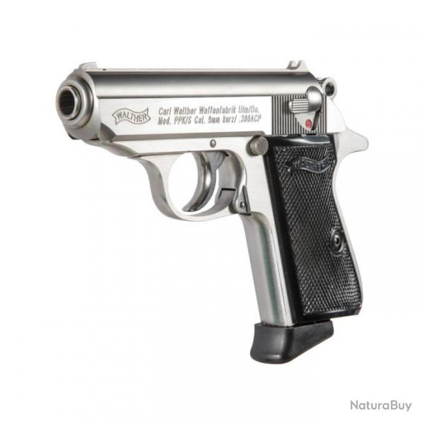 WALTHER - Pistolet PPK/S Inox, 7 cps - 380 ACP