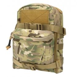 Sac à Dos Tactique d'Hydratation 2L Molle Chasse et Activités Extérieures Léger Résistant Camouflage