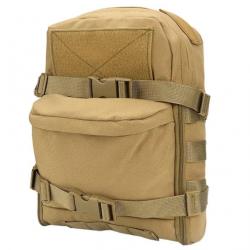 Sac à Dos Tactique d'Hydratation 2L Molle Chasse et Activités Extérieures Léger Résistant Kaki Beige