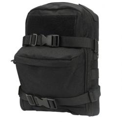 Sac à Dos Tactique d'Hydratation 2L Molle Chasse et Activités Extérieures Léger Résistant Noir