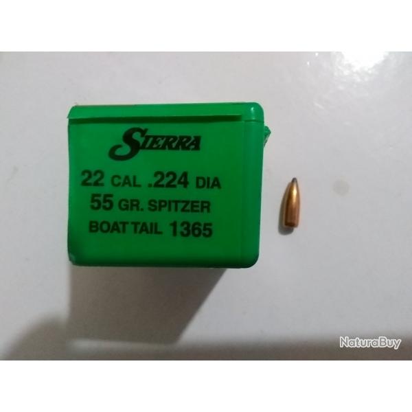 90 Ogives Sierra Gameking SP 55 grains