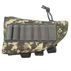 Porte-munitions Tactique pour Fusil de Chasse en Nylon Avec Pochette ACU