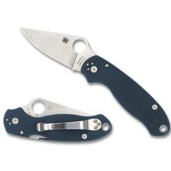 SPY C223GPCBL Couteau pliant Spyderco Para 3 G10 bleu