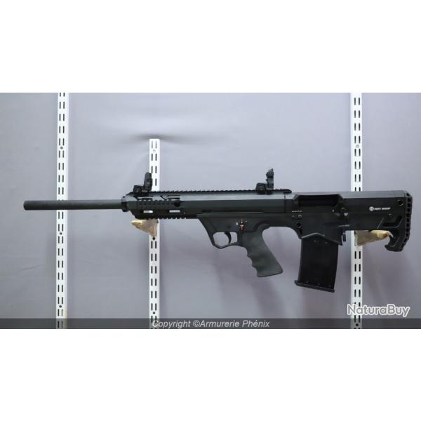 Nouveaut ! GAUCHER Fusil Rp manu Hunt Group FD12 Noir (Bullpup) ; 12/76 billes acier