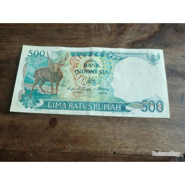 billet indonsie 500 rupiah  1988 / TBU 160758