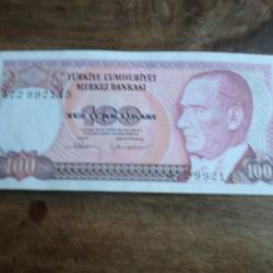 billet 100 lira  turquie  1970 / A 72992145