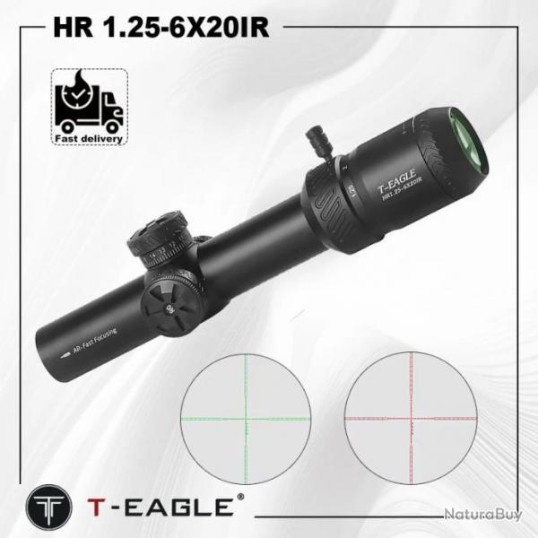 T-EAGLE HR 1.25-6X20IR 11MM Haut paiement en 3 ou 4 fois -