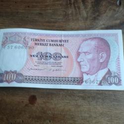 billet 100 TURK lirasi 1970 / F57606290