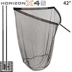 Epuisette Fox Horizon X4S 42'' manche 2 parties filet camo