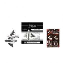 Lames de rechange pour pointes de chasse QAD Exodus Full blades 125 grains