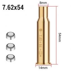 Cartouche laser de réglage calibre 7.62x54 R (Mosin nagant)