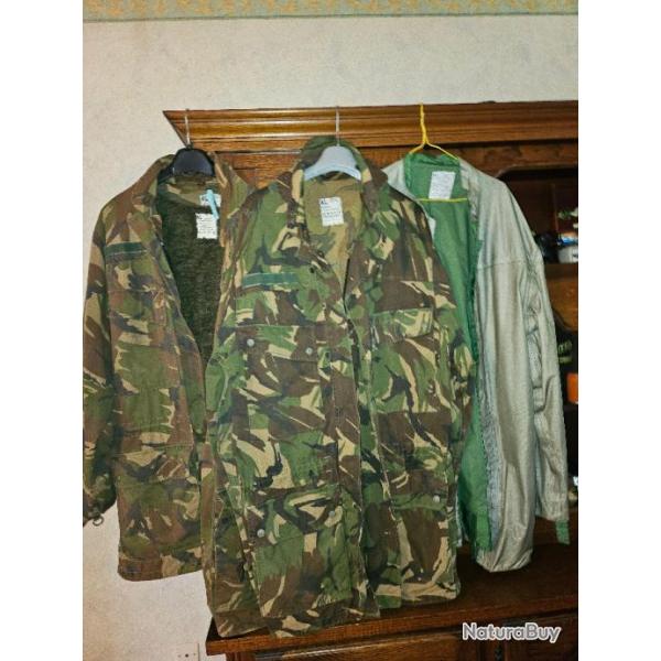 PARKA MILITAIRE HOLLANDAISE  3 EN 1 - TAILLE XL - XXL  ( NORME NATO : KL ) modulable en 3 lments