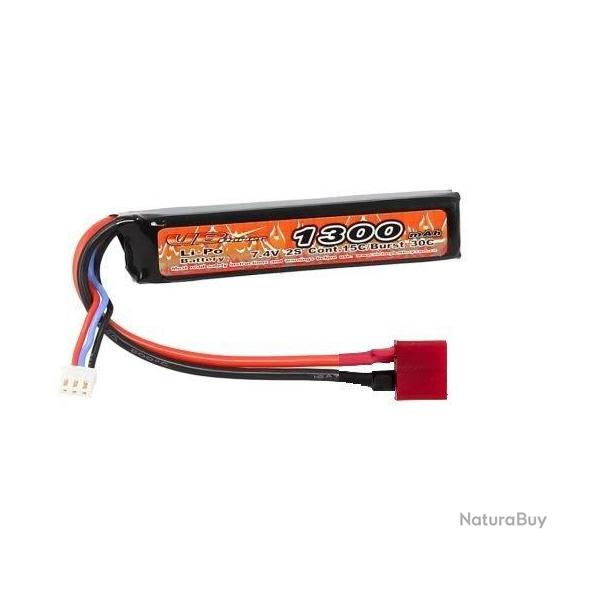 Batterie LiPo 7,4v Stick 1300 mAh T-Dean (VB Power)