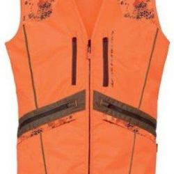 Gilet de chasse Griffon kaki orange VERNEY CARRON