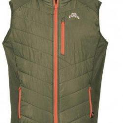 Gilet chauffant Hybrid kaki VERNEY CARRON