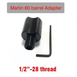 Adaptateur de filetage pour Marlin 60 fileté 1/2-28 - Sans bague de protection