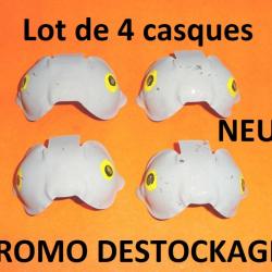 lot de 4 casques à pigeons coiffes palombes aluminium NEUFS - VENDU PAR JEPERCUTE (D22M6)