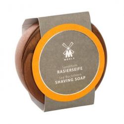 Bol à raser en bois avec savon 65 g, Base argousier [Mühle]