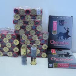 CARTOUCHE CALIBRE 12 CHEVROTINE 12 GRAINS