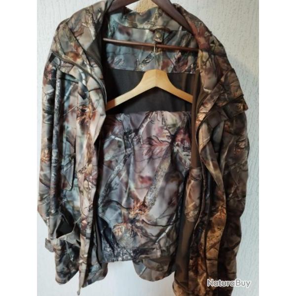 Ensemble de chasse camouflage hivers