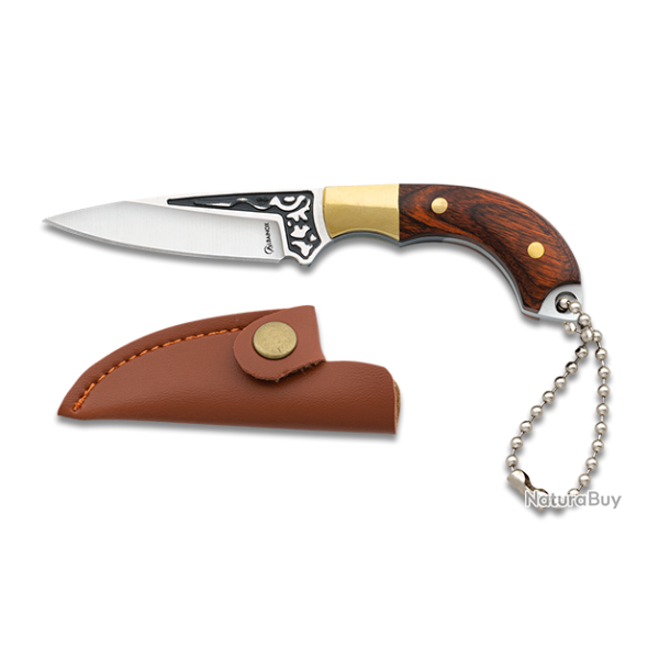 Albainox 32711 couteau porte clef avec housse