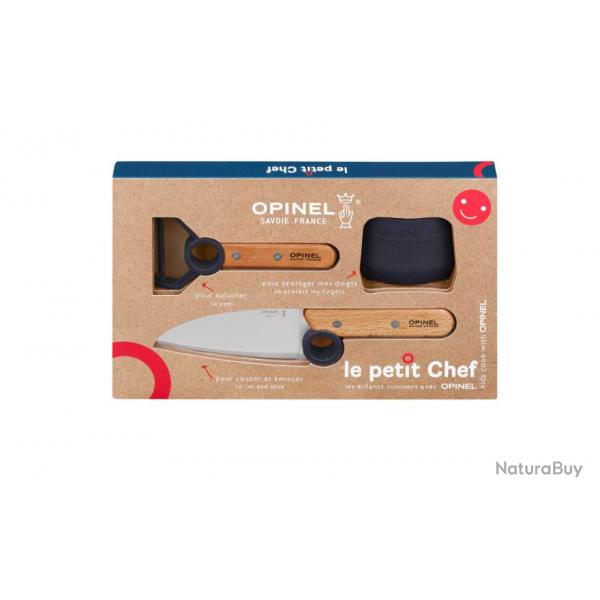 Opinel Coffret cuisine pour enfant "Le Petit Chef" Bleu