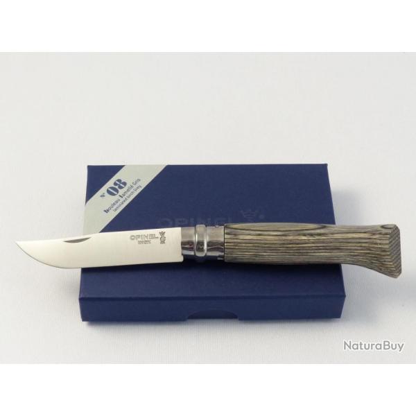 Opinel N08 Bouleau Lamell Gris