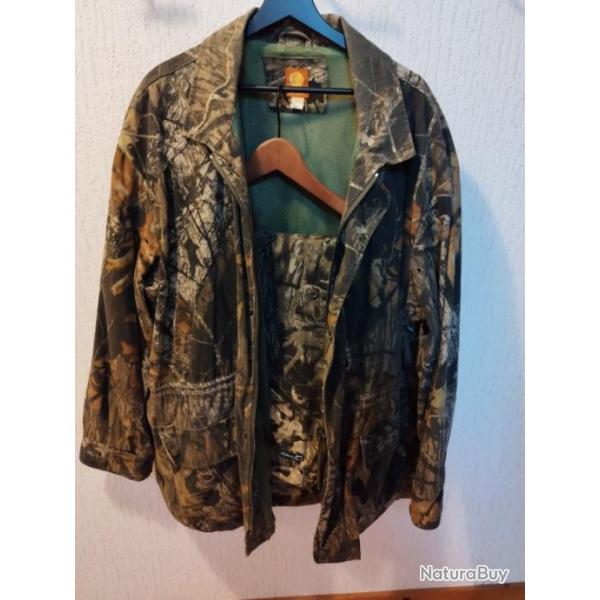 Ensemble de chasse camouflage pas trop chaude