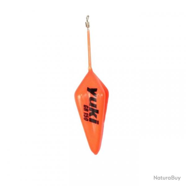 Plomb Surfcasting Yuki Competition Pyramidal 150g 150g A l'unit Orange