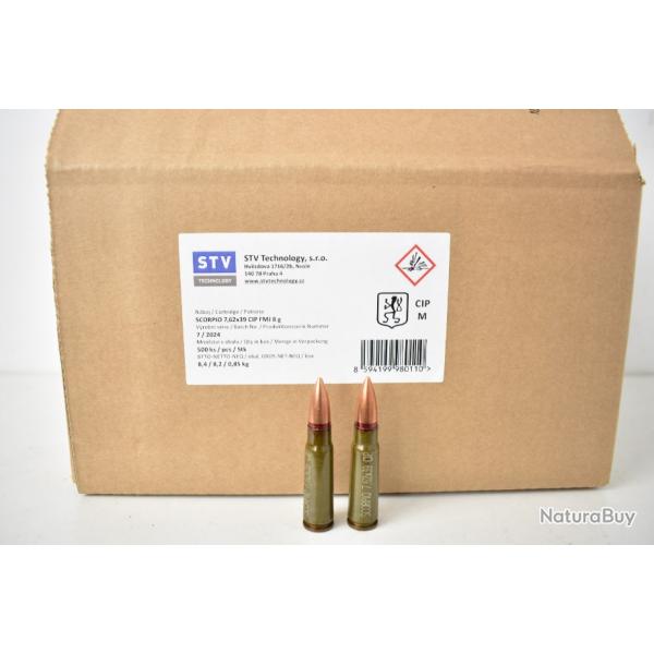 500 Munitions STV calibre 7,62x39