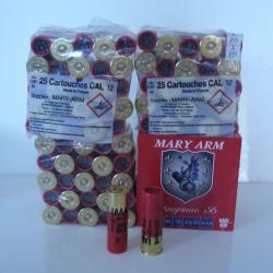 CARTOUCHE CALIBRE 12 CHEVROTINE  AAA  36 BJ