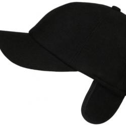 Casquette Cache Oreille Noire Velours Doublure Polaire Seyson Taille unique Noir