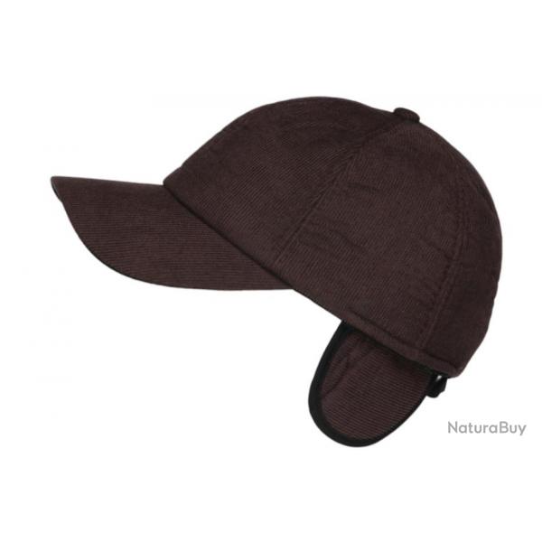 Casquette Cache Oreille Marron Velours Doublure Polaire Seyson Taille unique Marron