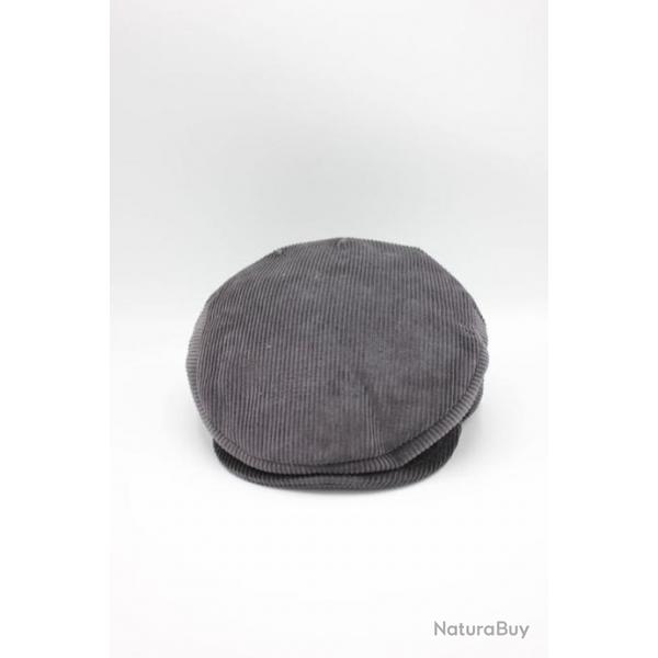 Casquette plate en velours ctel ( 07 )