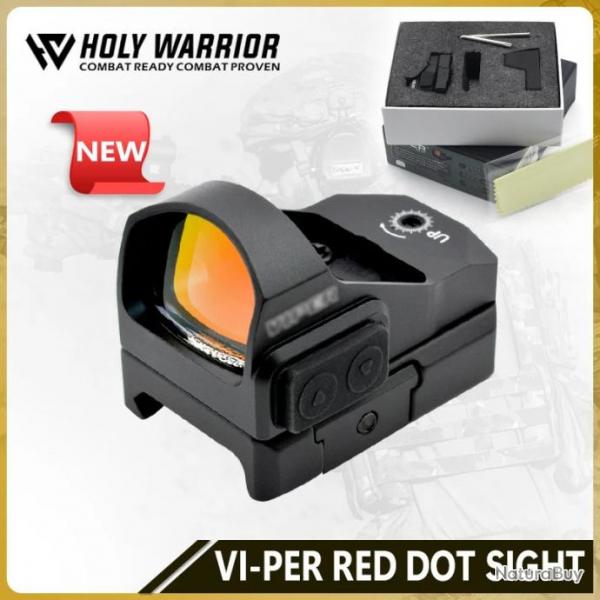 Holy Warrior Viseur Point Rouge Vi-per BK 3 MOA Paiement en 3 ou 4 fois -