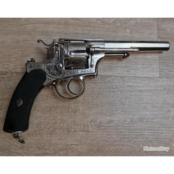 CAT D - Revolver Belge calibre .450 British Bull Dog - Marquage "S&C brevet" - Occasion Trs bon t